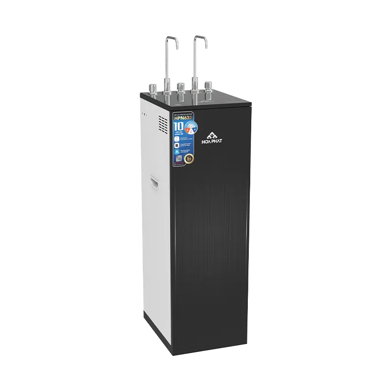 Máy lọc nước RO nóng nguội lạnh Hòa Phát HPN632 - 10 cấp lọc