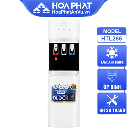 Cây nước nóng lạnh Hòa Phát HTL266 - Úp Bình, Lạnh Block