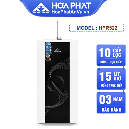 Máy lọc nước Hòa Phát HPR522 - 10 Lõi lọc