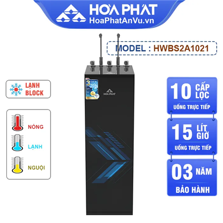 Máy lọc nước nóng lạnh Hòa Phát HWBS2A1021 - Lạnh Block