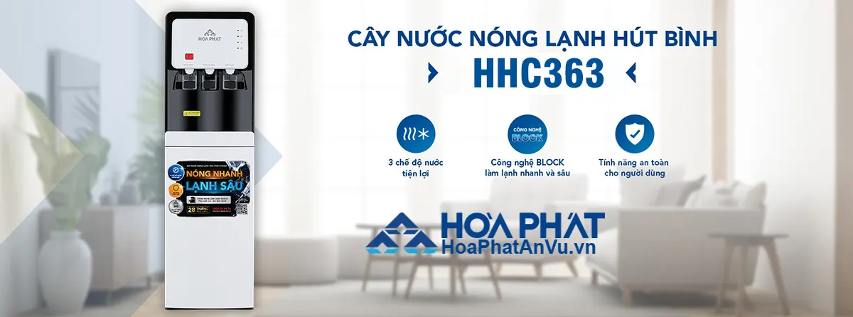 Cây nước nóng lạnh Hòa Phát HHC363