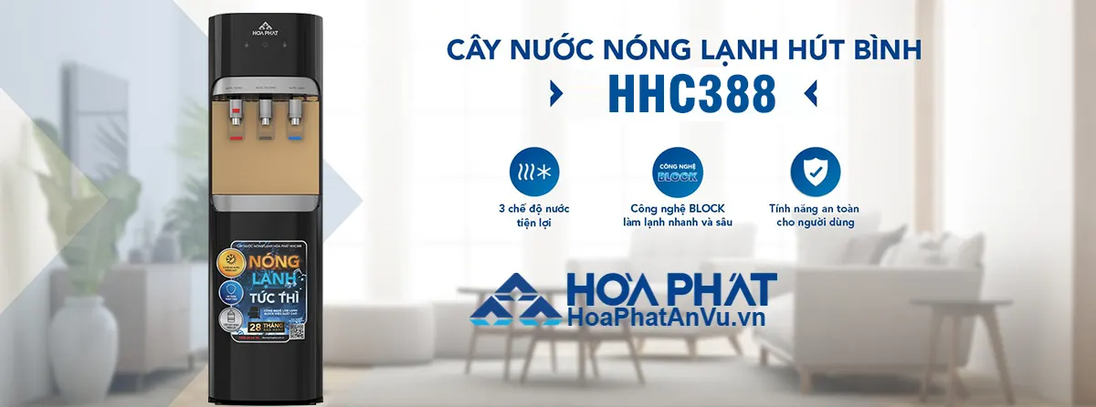 Cây nước nóng lạnh Hòa Phát HHC388