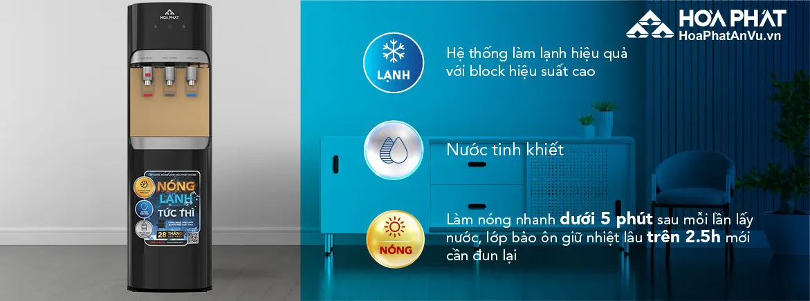 Cây nước nóng lạnh Hòa Phát HHC388