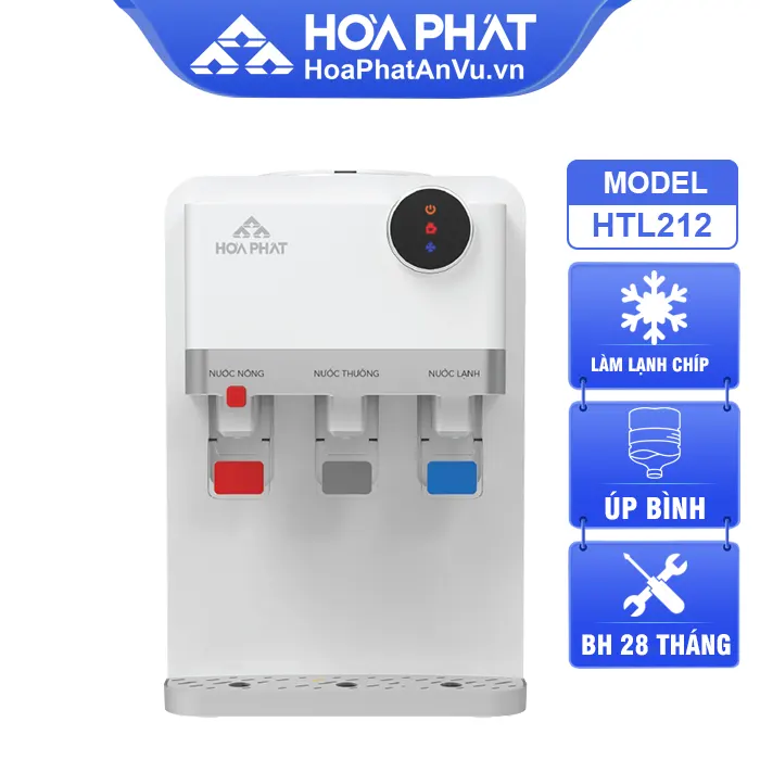 Cây nước nóng lạnh Hòa Phát HTL212 - Úp Bình, Lạnh Chíp