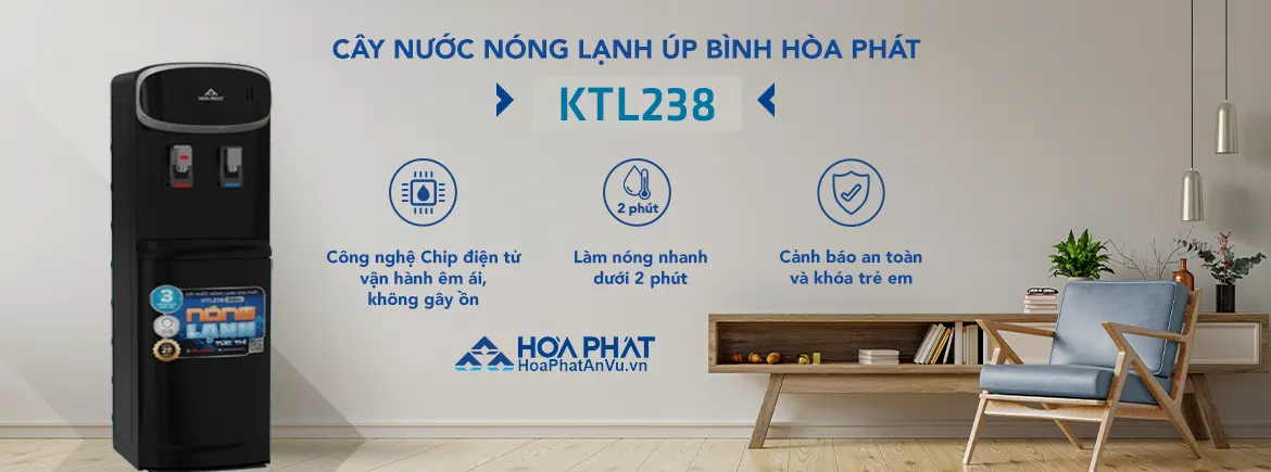 Cây nước nóng lạnh Hòa Phát HTL238