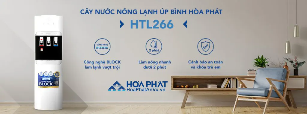 Cây nước nóng lạnh Hòa Phát HTL266