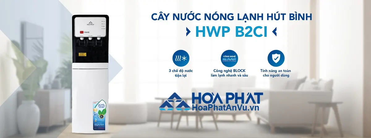 Cây nước nóng lạnh Hòa Phát HWP B2CI