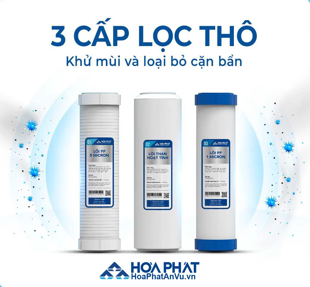 Máy lọc nước 10 lõi lọc