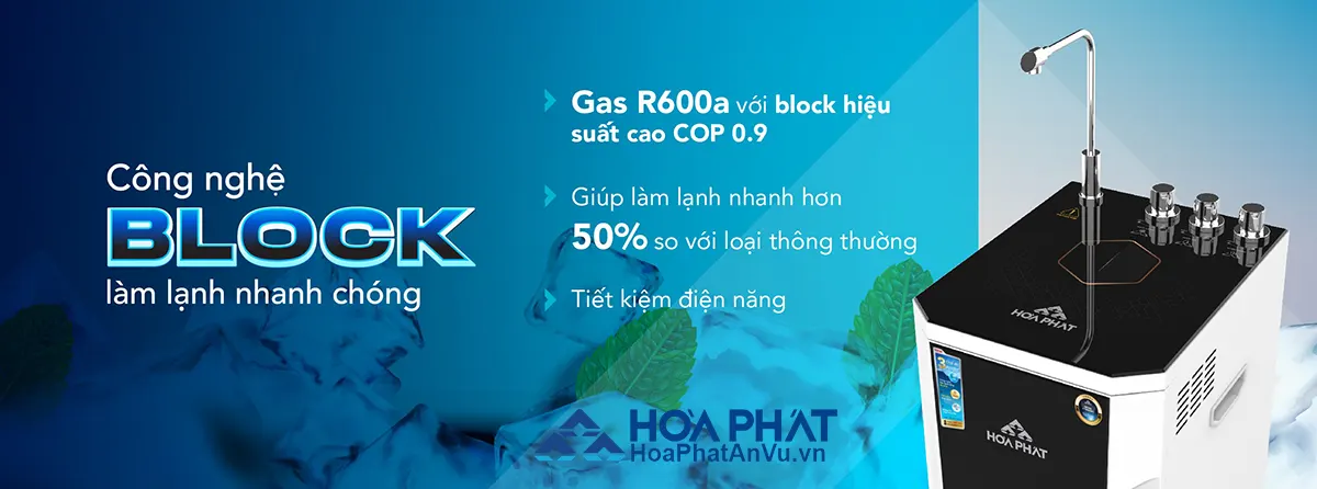 Máy lọc nước nóng lạnh Hòa Phát HWBS1A1021