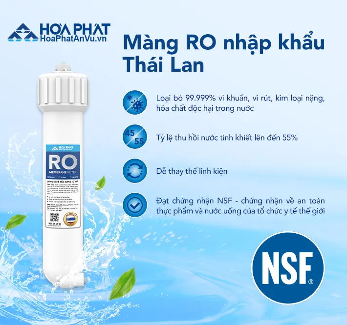 Máy lọc nước Hòa Phát HPR529 - 10 lõi lọc